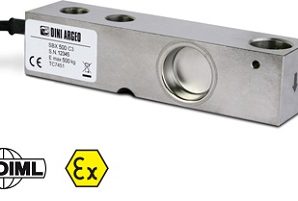 Cảm biến tải SBX-1KL-500-2500: Loadcell shear beam, tải trọng từ 500kg đến 2.500 kg Dini Argeo