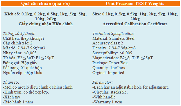 qua-20chuan-20don Thiết bị chuẩn cân tiêu chuẩn chống gỉ – Thiết bị hỗ trợ đo lường chuyên nghiệp đa ngành nghề Cân thế giới 