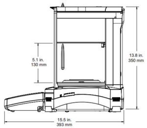 can-phan-tich-ohaus-ex125-1-300x261-1 Cân Kỹ Thuật Số 5 Số Lẻ Ohaus EX125 Cân phân tích 