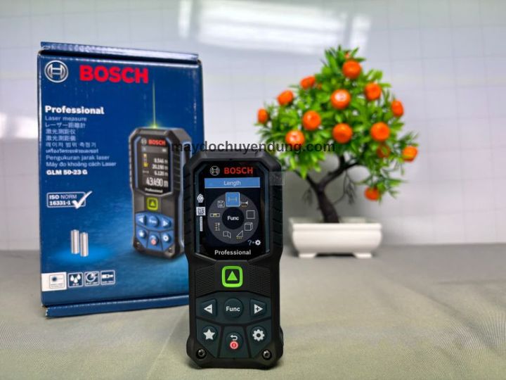 Thiết bị đo đạc Bosch GLM 50-23 G laser xanh
