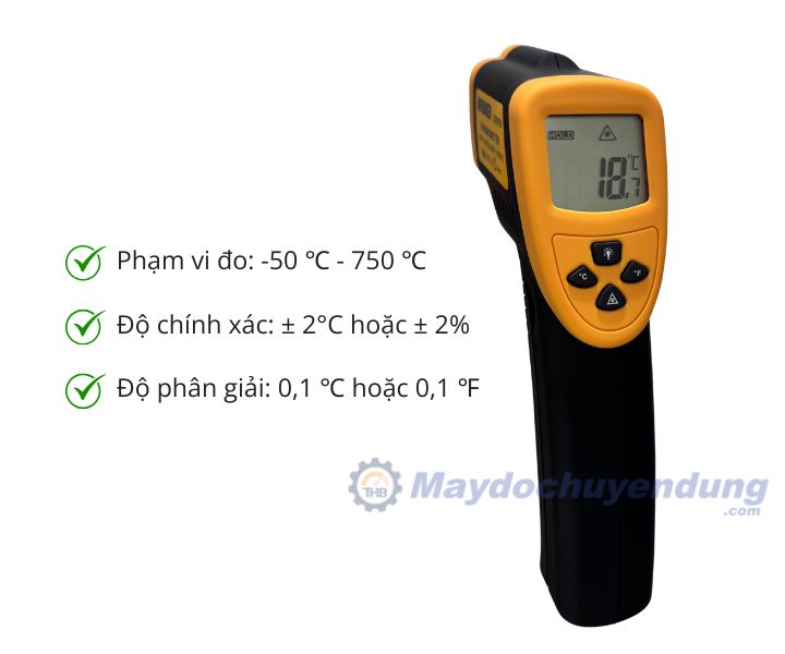 Thiết bị đo nhiệt độ từ xa Total Meter DT8750